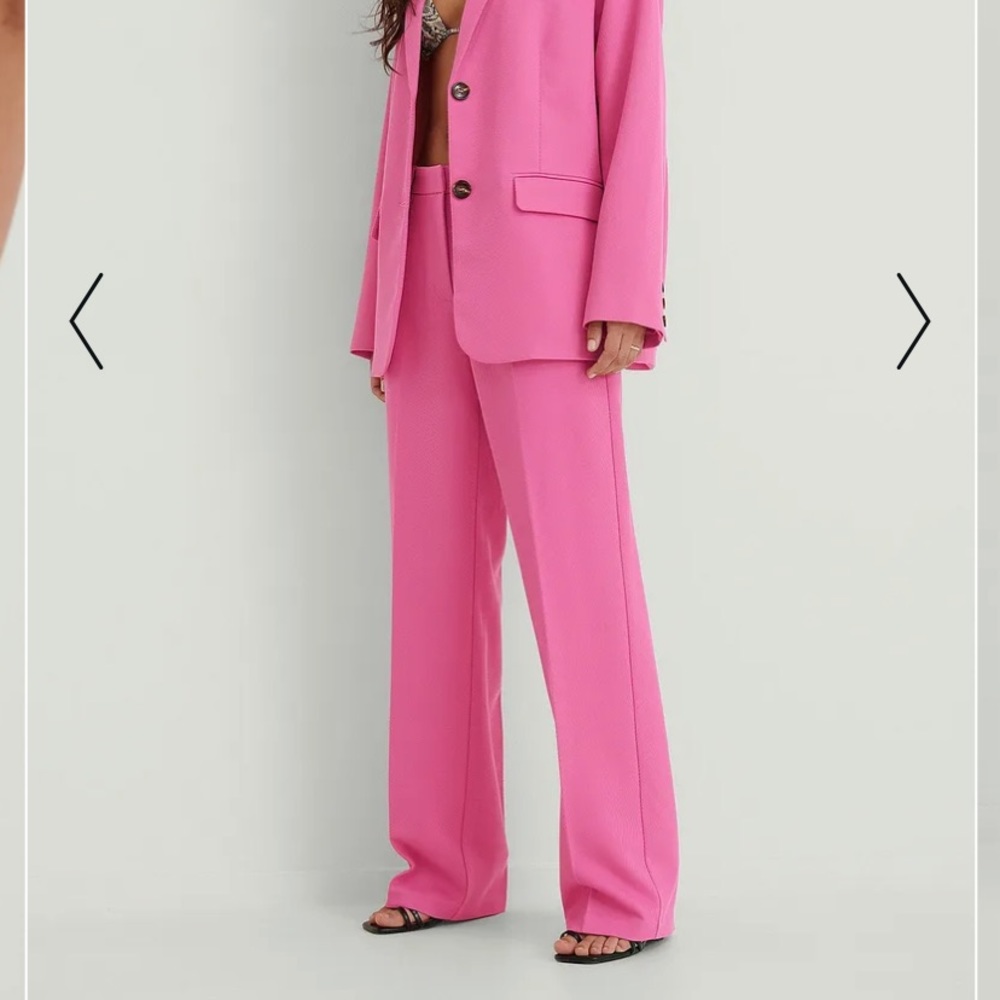 NA-KD Twill Trouser Suit Pants (Size 36 EU or 4 US)